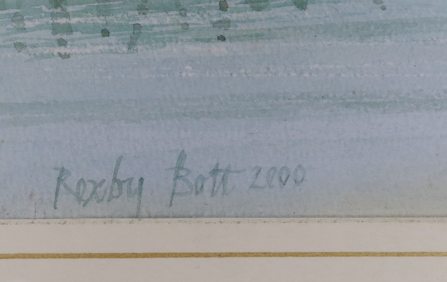 Dennis Roxby-Bott (b.1948), watercolour, 'The Old Bridge, Shoreham by Sea', signed and dated 2000, 20 x 32cm
